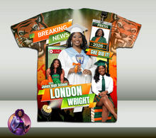 Load image into Gallery viewer, Graduation 3 D shirts