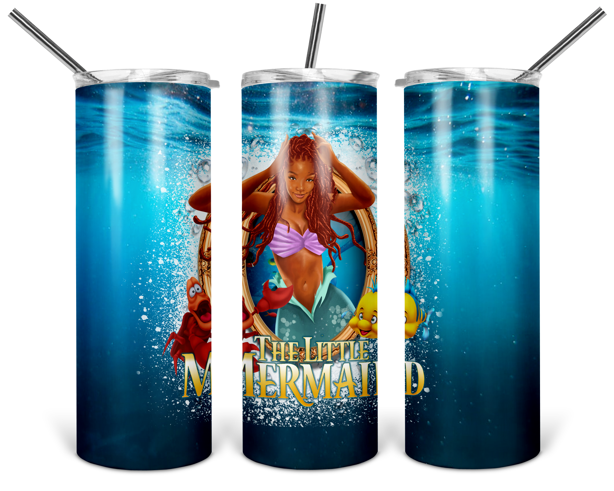 ariel tumbler/ the little mermaid tumbler/ mermaid tumbler/ tumbler