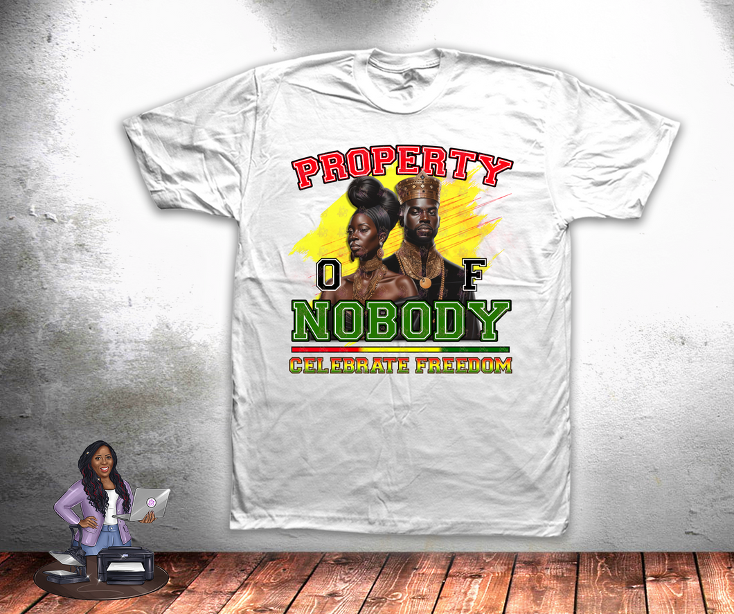 Property of Nobody Tshirt (couple version)