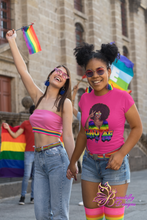 Load image into Gallery viewer, Gay AF Woman with Afro T-Shirt
