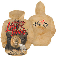 Load image into Gallery viewer, The Lion and the Lamb Hoodie
