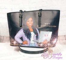 Load image into Gallery viewer, Business Branding Leather Tote Bags

