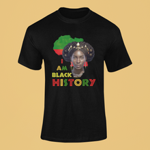 Load image into Gallery viewer, I am Black History - Graphic Tee
